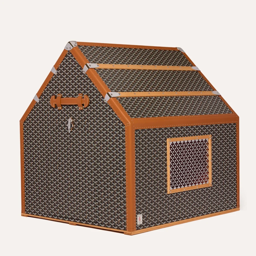 Authentic Goyard new items — latest Goyardine canvas arrival in tan-on-natural colorway, from the verified Goyard range at The Authentic Bags