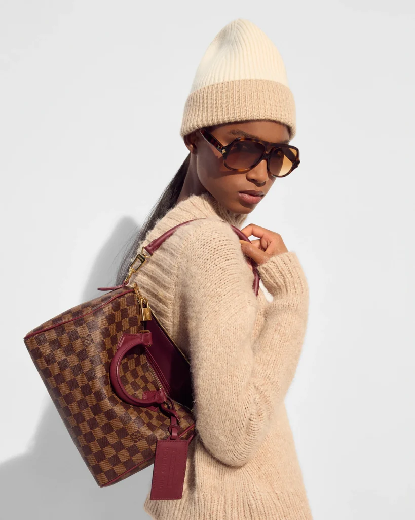 Authentic Louis Vuitton bags — monogram canvas Speedy and Neverfull totes, Damier Ebene and Epi leather styles, verified originals at The Authentic Bags